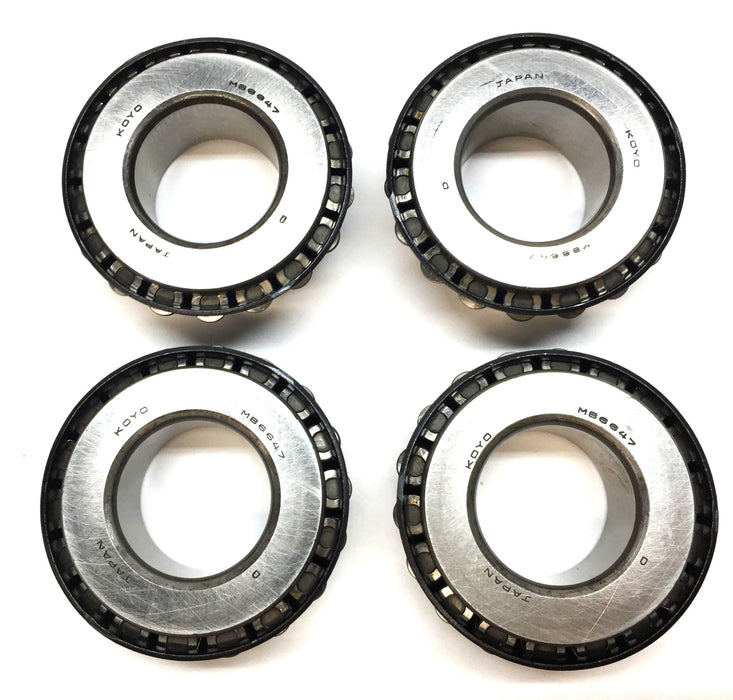 Koyo Tapered Roller Bearing Cone M86647 [Lot of 4] NOS