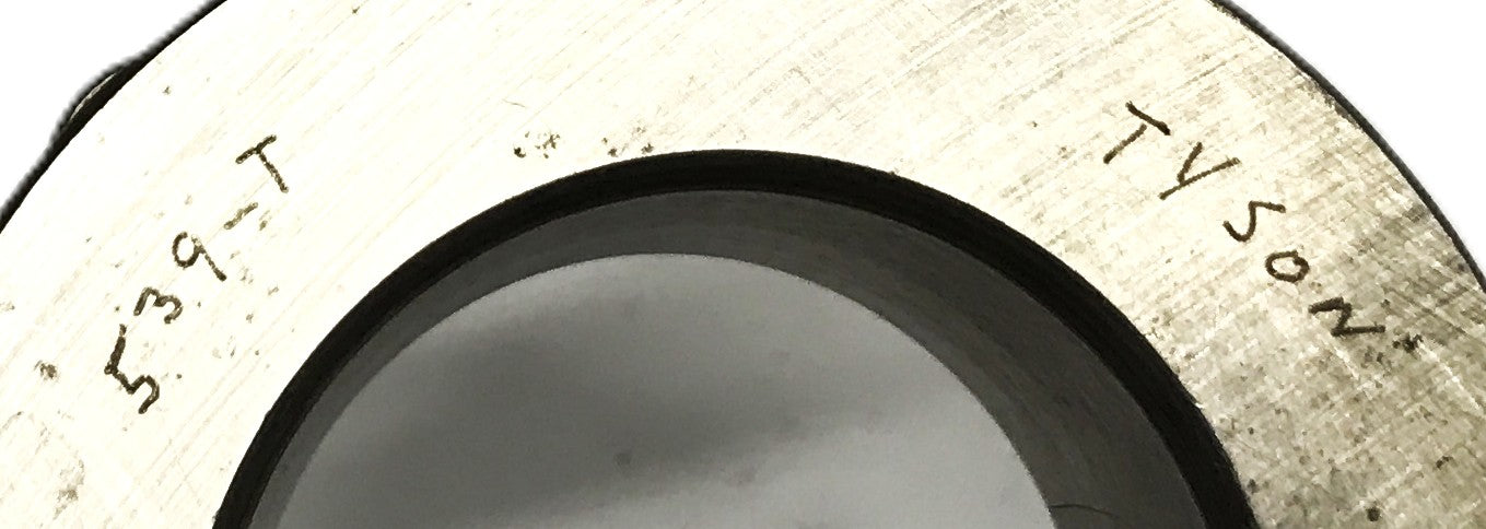 Tyson Cageless Tapered Roller Bearing Cone 539-T NOS