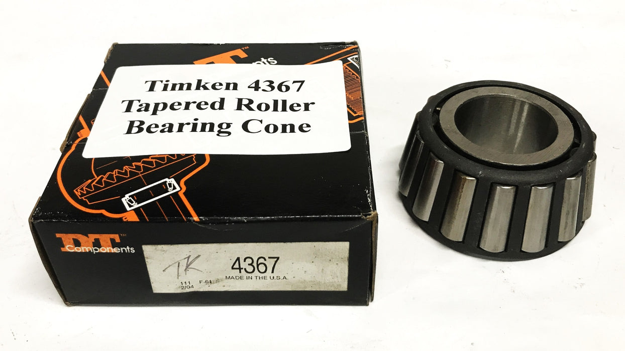 Timken Tapered Roller Bearing Cone 4367 NOS