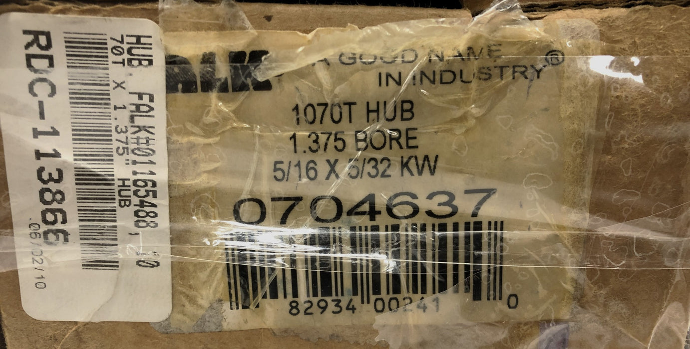 Falk Hub 1070T 1.375 inch Bore 1165488 NOS