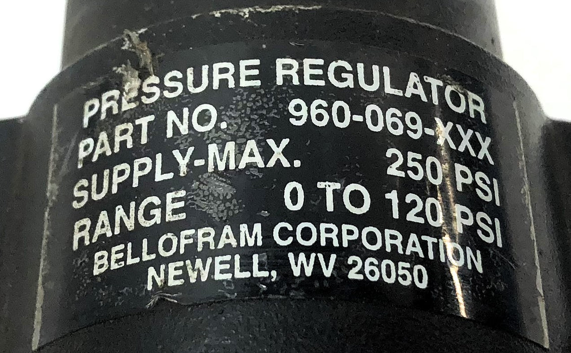 Bellofram Air Pressure Regulator 960-069-XXX USED