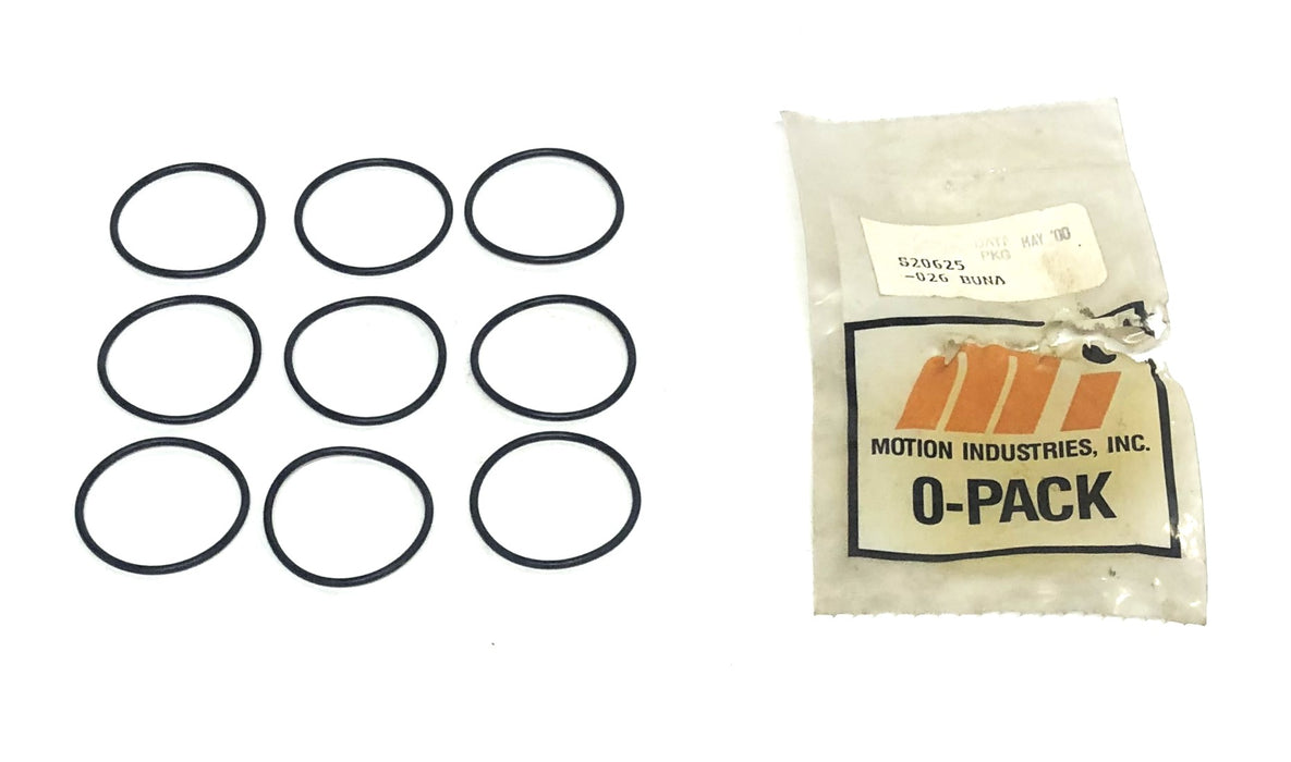 Motion Industries 026 Buna O-Pack S20625 [Lot of 9] NOS