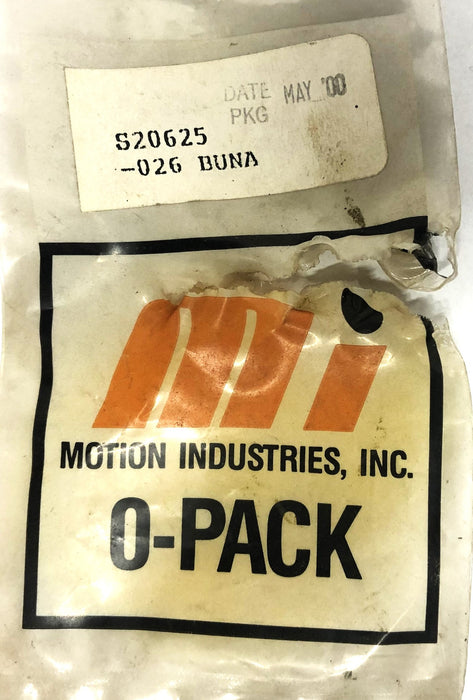Motion Industries 026 Buna O-Pack S20625 [Lot of 9] NOS