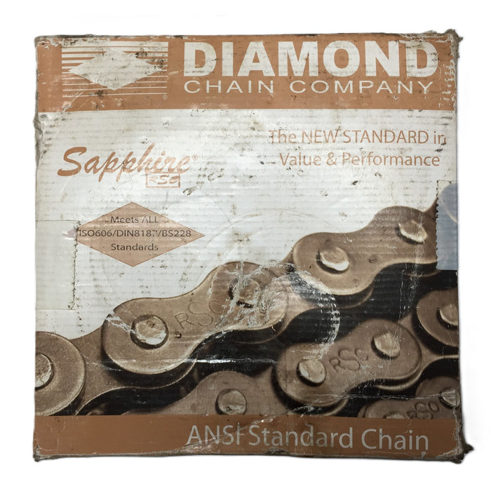 Diamond Chain Co. ANSI Roller Chain RSC-50-2-R-3.05M NOS