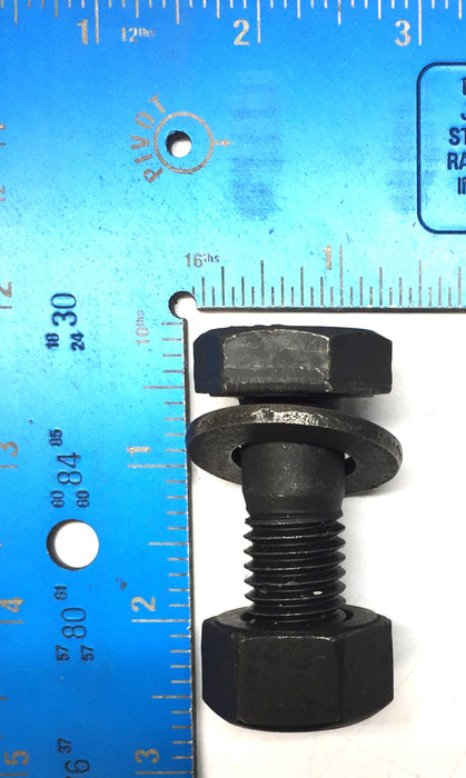 JDF 5/8"-11 x 2" Hex Head Bolt, Washer and Nut A325 [Lot of 7] NOS