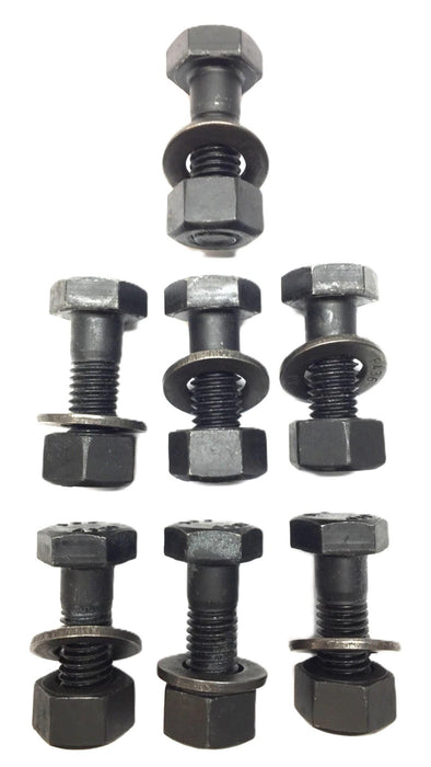 JDF 5/8"-11 x 2" Hex Head Bolt, Washer and Nut A325 [Lot of 7] NOS