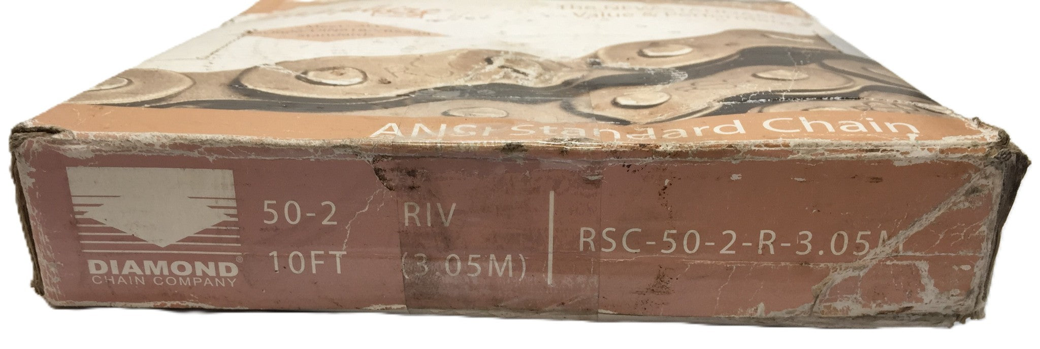 Diamond Chain Co. ANSI Roller Chain RSC-50-2-R-3.05M NOS