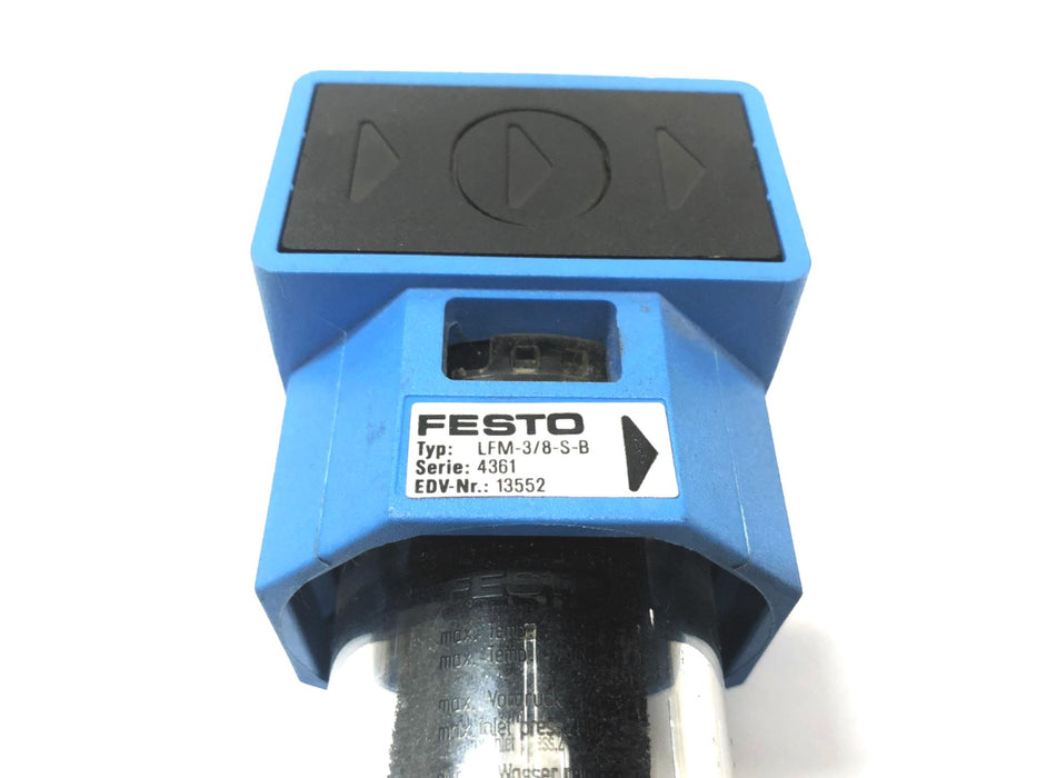 Festo Compressed Air Filter LFM-3/8-S-B NOS