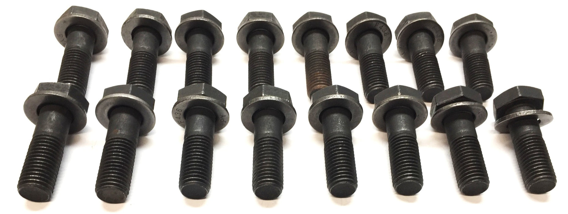 OF 3/4" x 2-1/2" Hex Head Bolt and Washer A325 [Lot of 16] NOS