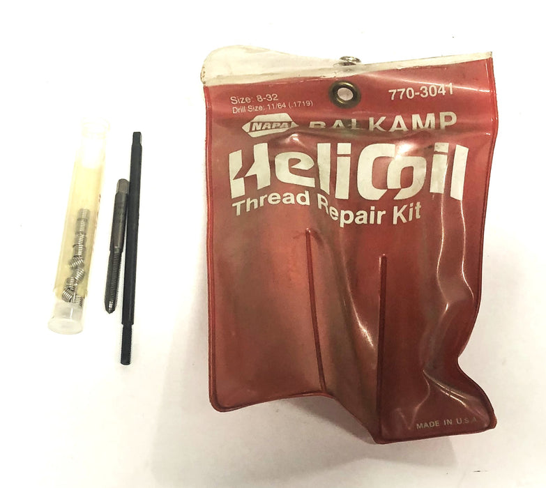 Kit de reparación de roscas NAPA Balkamp HeliCoil 8-32 770-3041 NOS ...