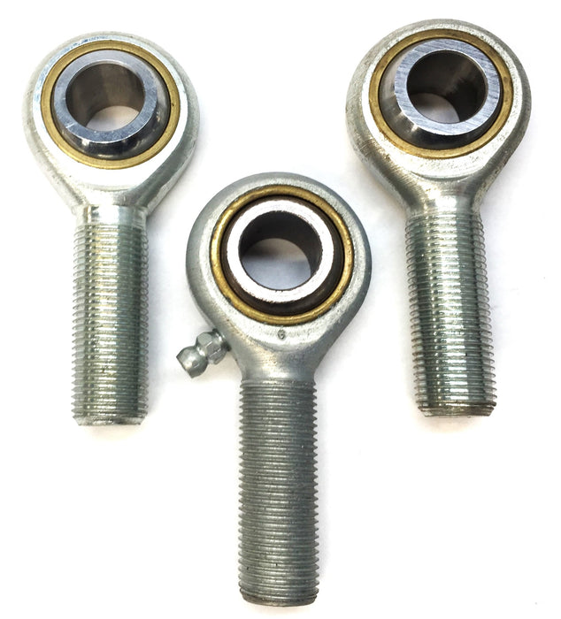 HEIM Threaded Rod End Bearing HML-10 [Lot of 3] (1 w/Zerk and 2 w/o Zerk) NOS