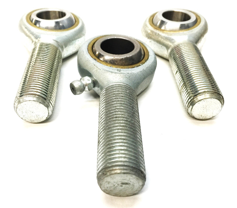 HEIM Threaded Rod End Bearing HML-10 [Lot of 3] (1 w/Zerk and 2 w/o Zerk) NOS