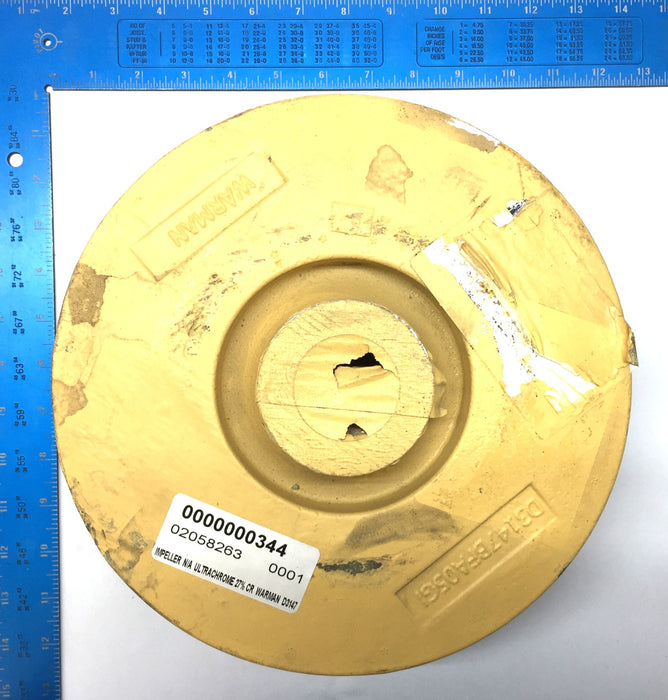 Warman Slurry Pump Impeller D3147BFA05 NOS