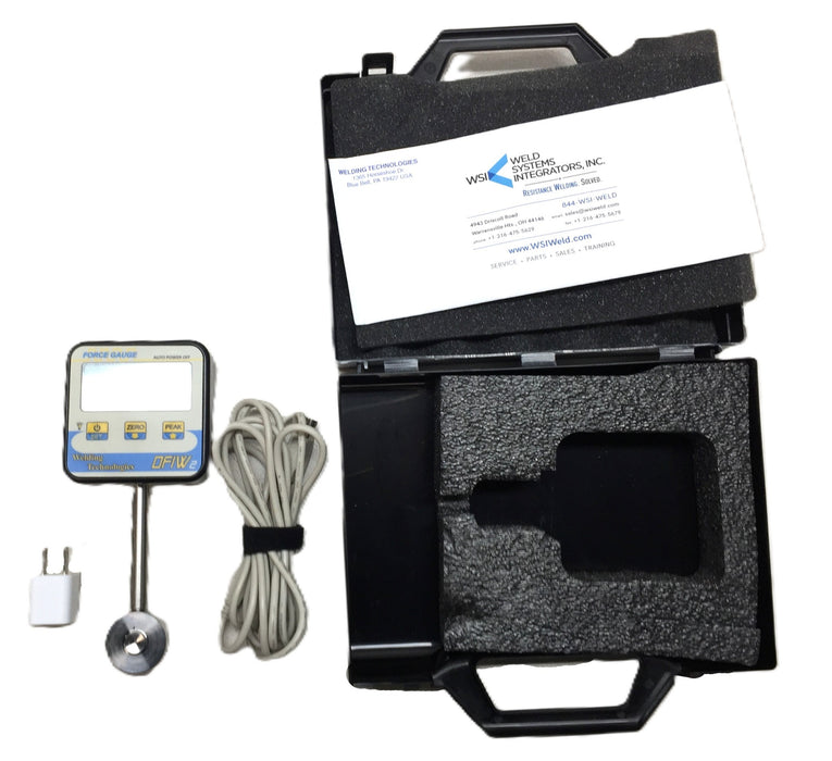 Welding Technologies DFW2 Digital Force Gauge Dynamometer with Cord DFIW2 USED