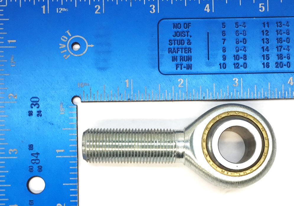 HEIM Threaded Rod End Bearing HML-10 [Lot of 3] (1 w/Zerk and 2 w/o Zerk) NOS