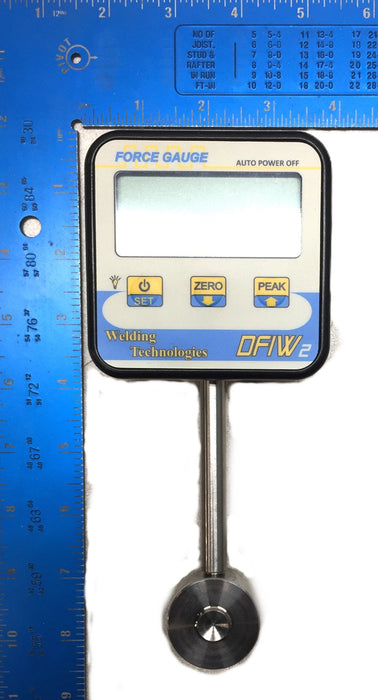 Welding Technologies DFW2 Digital Force Gauge Dynamometer with Cord DFIW2 USED