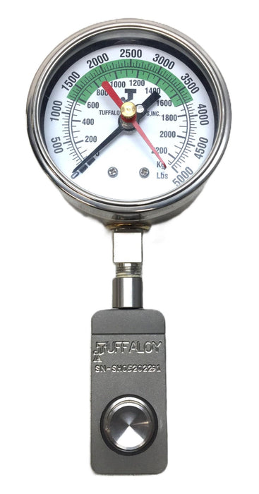 Tuffaloy Analog Weld Force Gauge 601-5000 NOS
