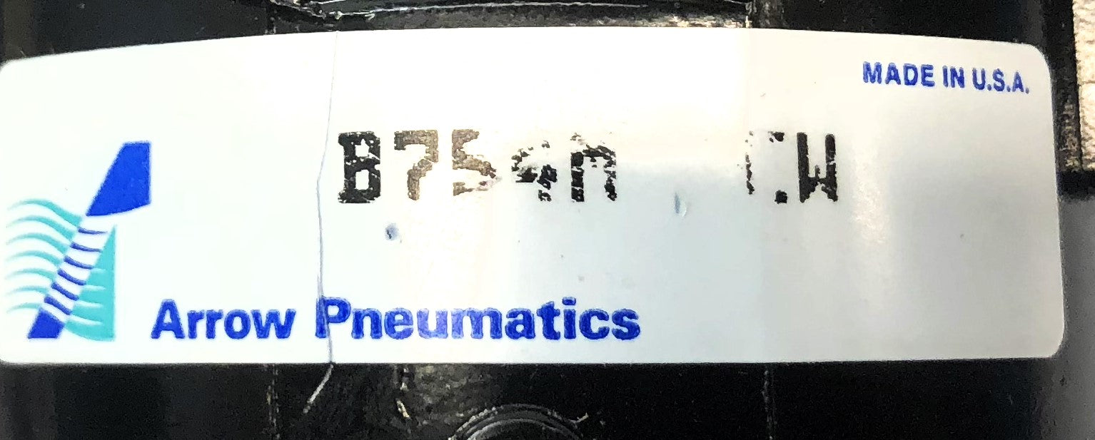 Arrow Pneumatics Filter Regulator B754M (No Gage) (B754GM) NOS