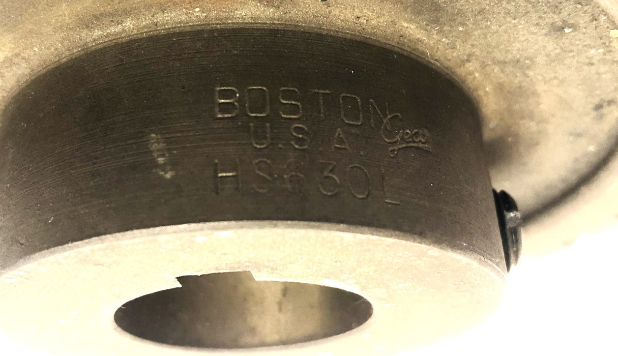 Boston Gear 2.51X5.23 Inch OD 30 Tooth 1.24 Inch Bore Helical Gear HS630L NOS