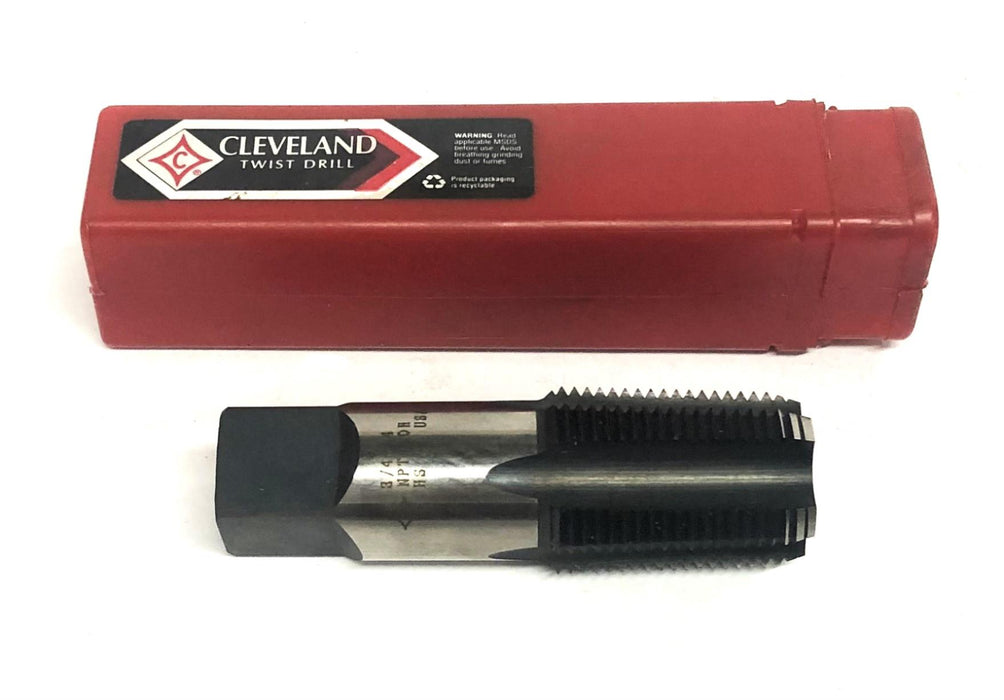 Cleveland 3/4-14NPT CT 5FL Cut Thread Low Hook HSS Taper Pipe Tap W/3T 64218 NOS