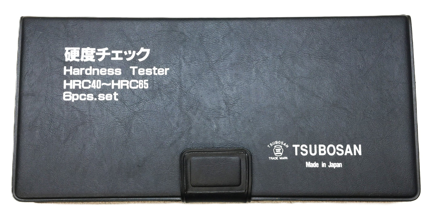 Tsubosan 6pc Hardness Tester Kit HRC40-HRC65 USED