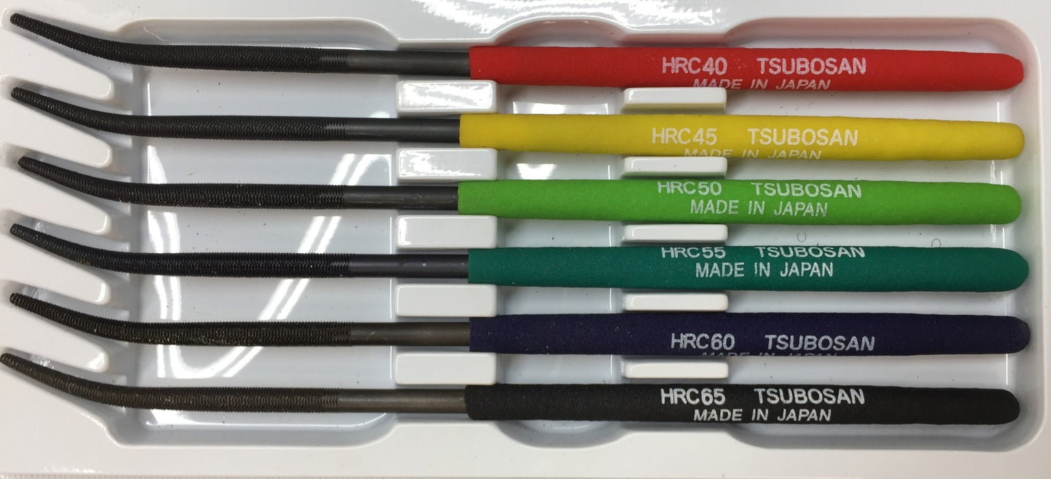 Tsubosan 6pc Hardness Tester Kit HRC40-HRC65 USED