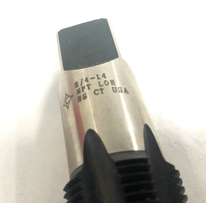 Cleveland 3/4-14NPT CT 5FL Cut Thread Low Hook HSS Taper Pipe Tap W/3T 64218 NOS