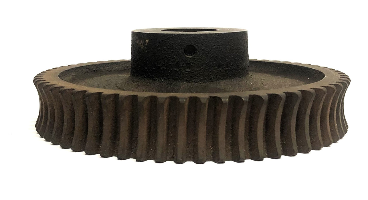 Unbranded 6-3/8 Inch OD 1-1/8 Inch Bore 60 Tooth Gear W124 NOS