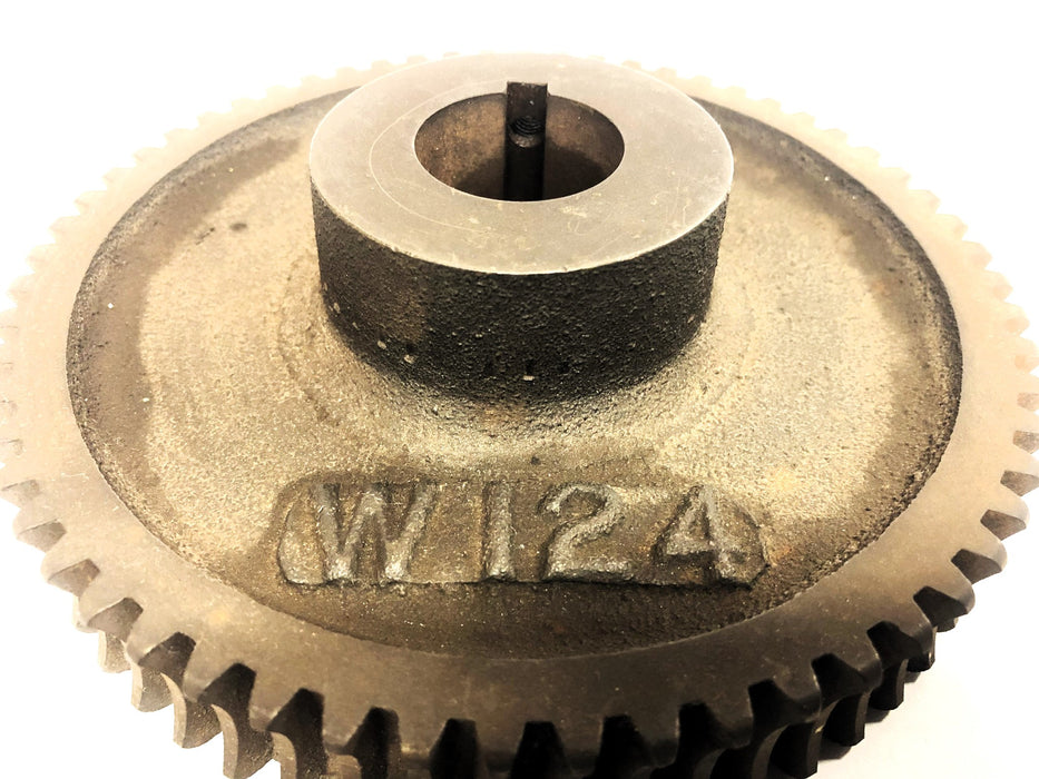 Unbranded 6-3/8 Inch OD 1-1/8 Inch Bore 60 Tooth Gear W124 NOS