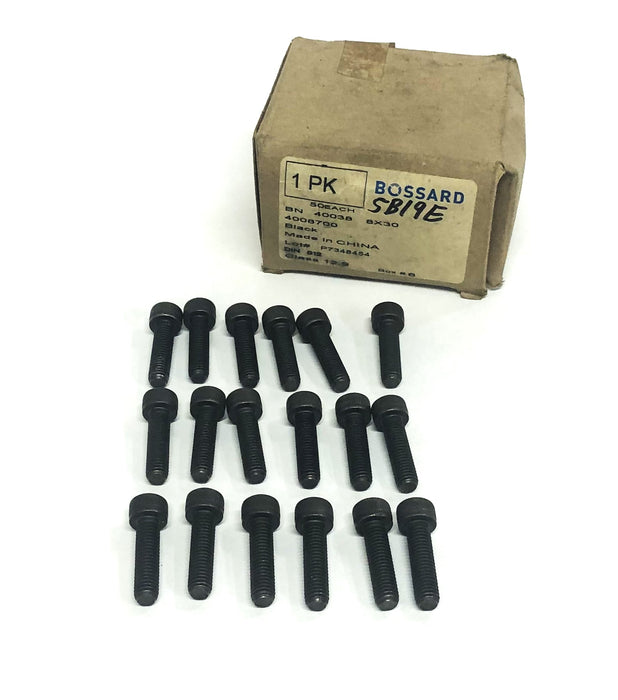 Bossard Class 12.9 Socket Head Hex Cap Screw 40038 8X30 (4008700) [Lot of 18]NOS
