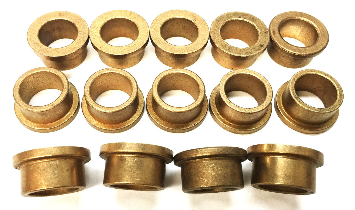 Unbranded 13mmx21mmx16mm (Bore) Bronze Flange(25mm) Bushing P25337 [Lot of 14]