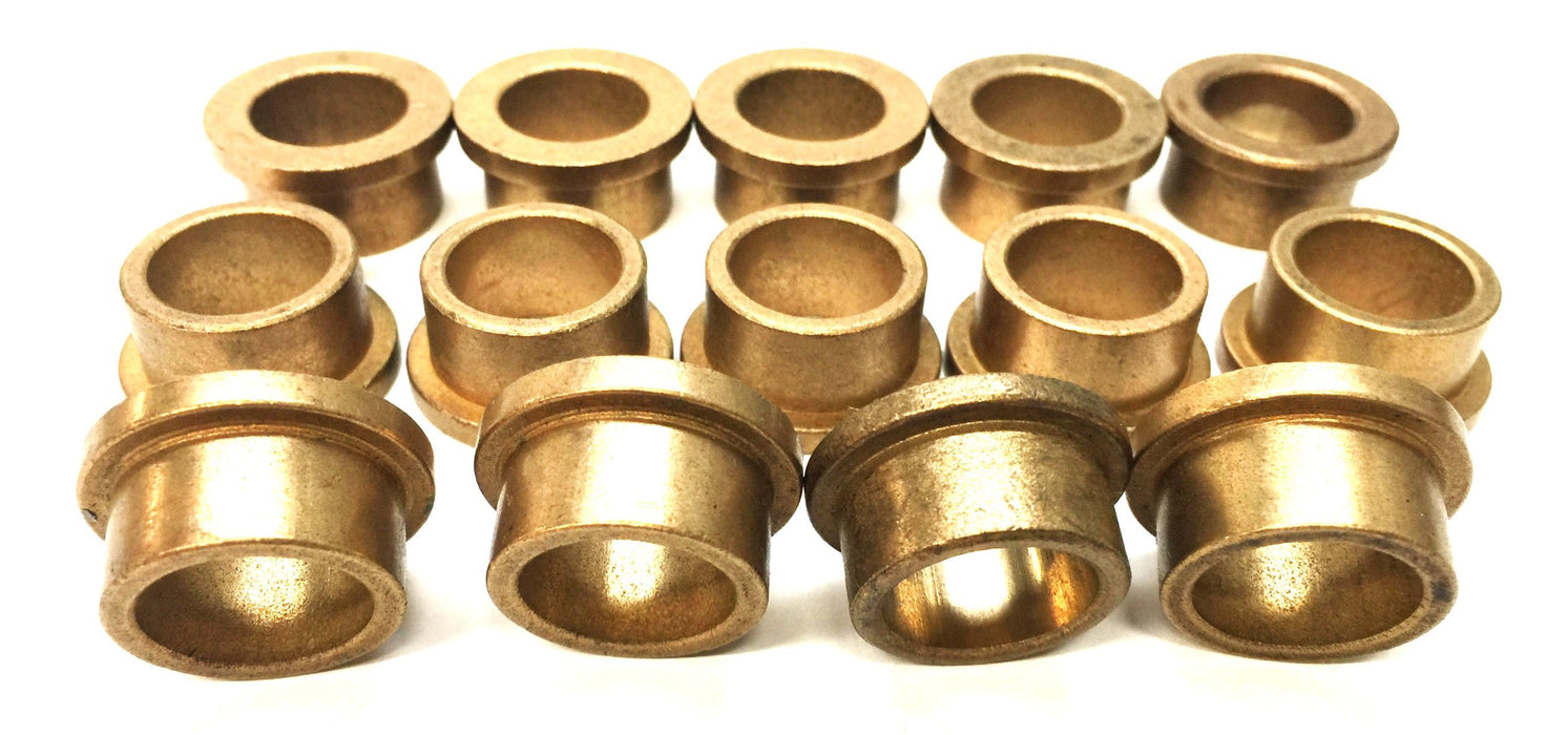 Unbranded 13mmx21mmx16mm (Bore) Bronze Flange(25mm) Bushing P25337 [Lot of 14]