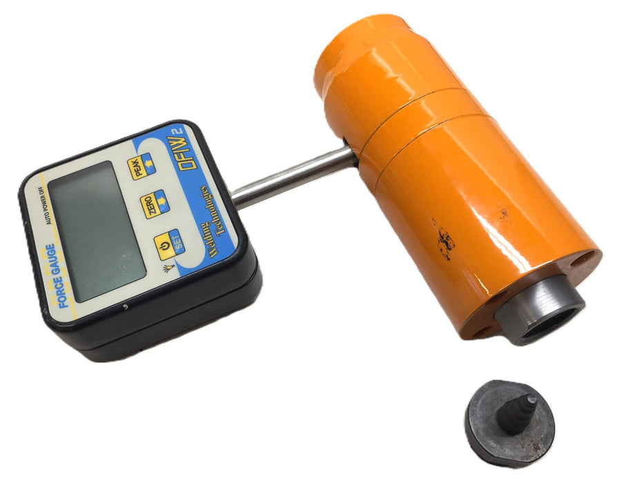 Welding Technologies DFW2 Digital Force Gauge Dynamometer with Force Sensor USED