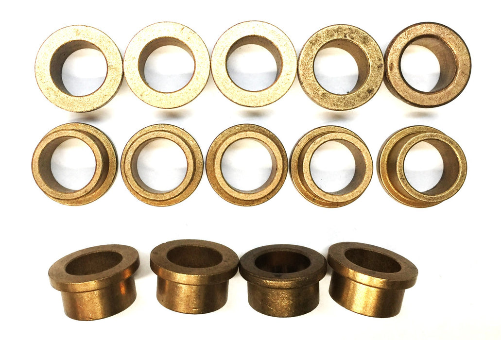Unbranded 13mmx21mmx16mm (Bore) Bronze Flange(25mm) Bushing P25337 [Lot of 14]
