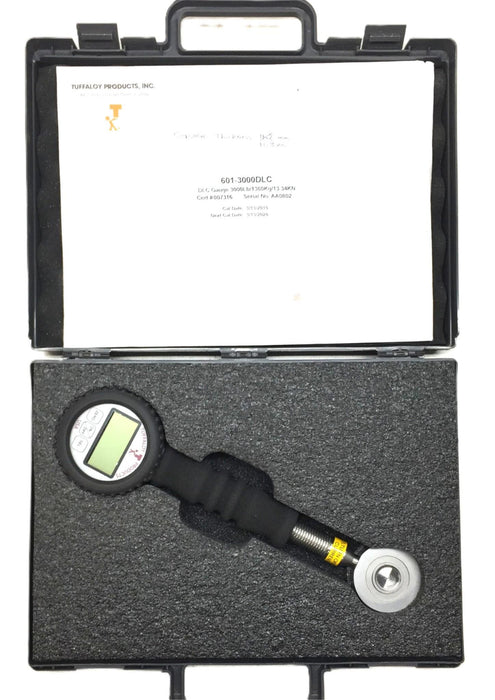 Tuffaloy 3000.lbs/1360Kg Digital Load Cell Weld Force Gauge 601-3000DLC USED