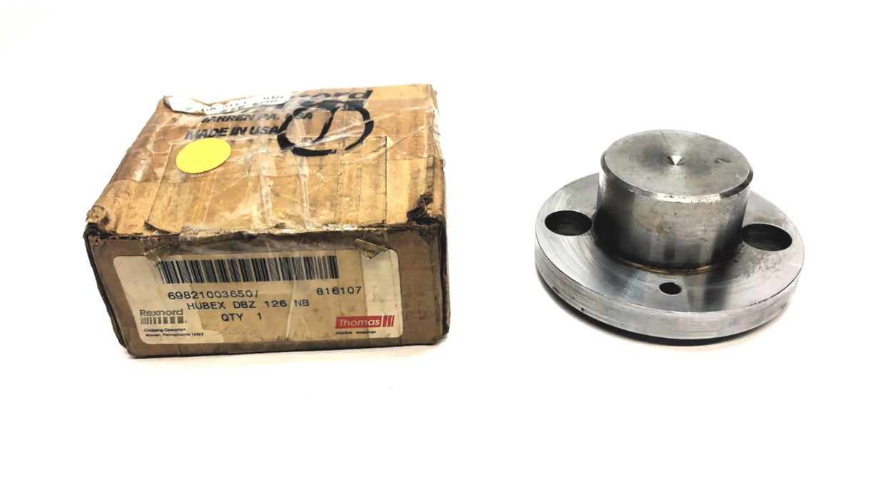 Rexroth/Thomas Hubex Disc Coupling Hub 816107 (DBZ126NB) NOS