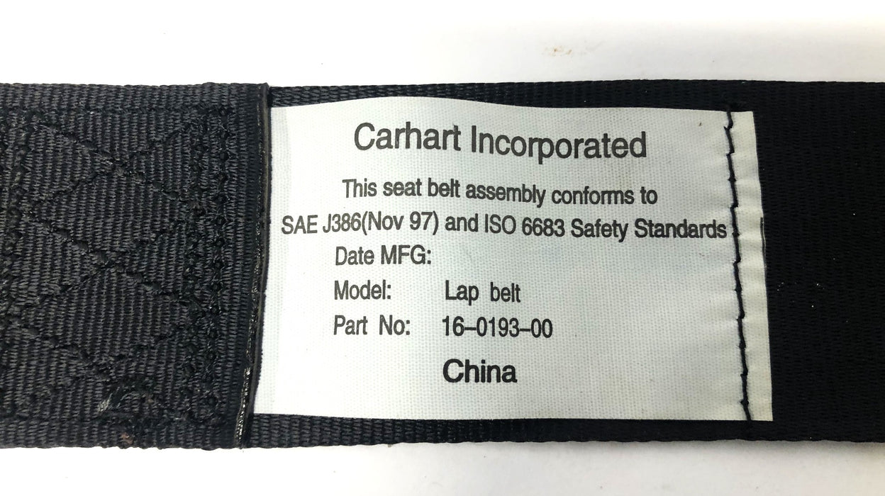 Carhart 60 Inch Adjustable Lap Belt For Forklift 753-3005 (16-0193-00) NOS