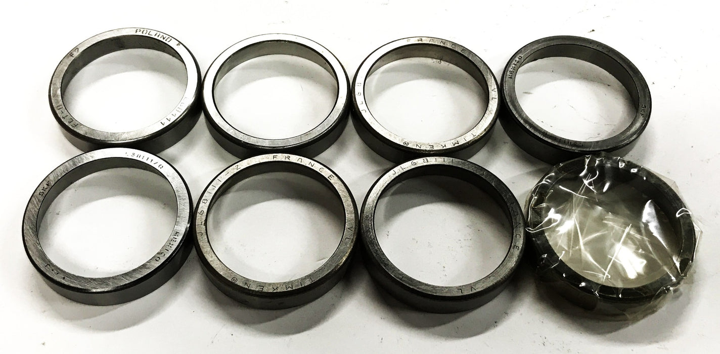 Unbranded (Multi-Brands) Tapered Roller Bearing Cup L68111 [Lot of 8] NOS