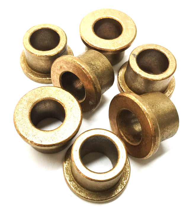 Unbranded 1/2" Bore Bronze Flange Bushing EF081210 [Lot of 7] NOS