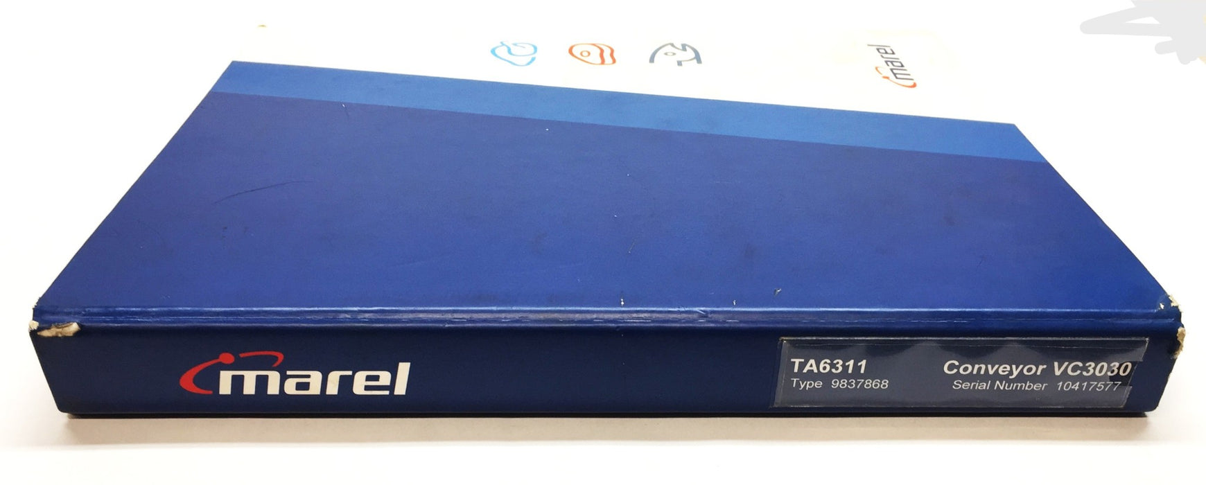 Marel Frank-A-Matic Vertical Type 9837868 Conveyor VC3030 Manual USED