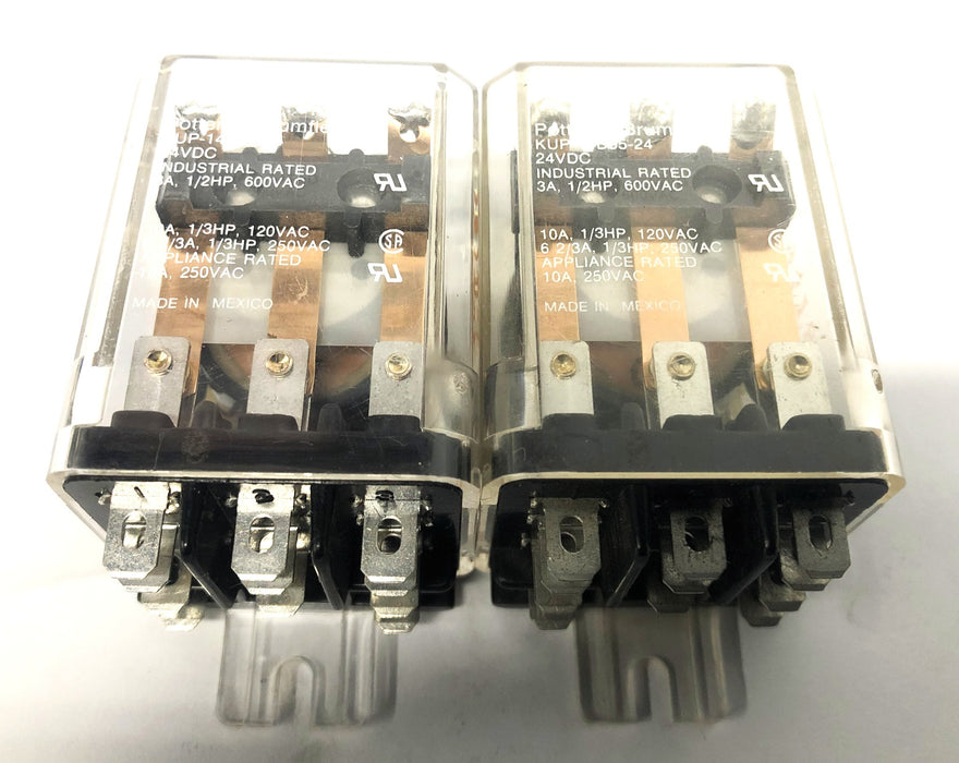 Potter & Brumfield Relay KUP-14D55-24 [Lot of 2] NOS