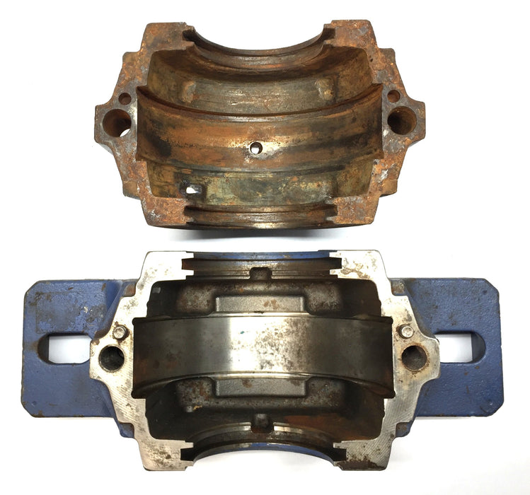 SKF Split Pillow Block Bearing Housing SAF 520 (Missing Top Bolts) USED