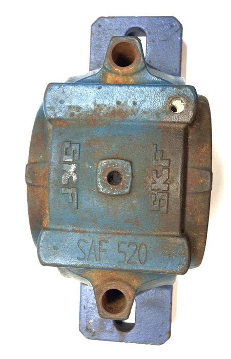 SKF Split Pillow Block Bearing Housing SAF 520 (Missing Top Bolts) USED