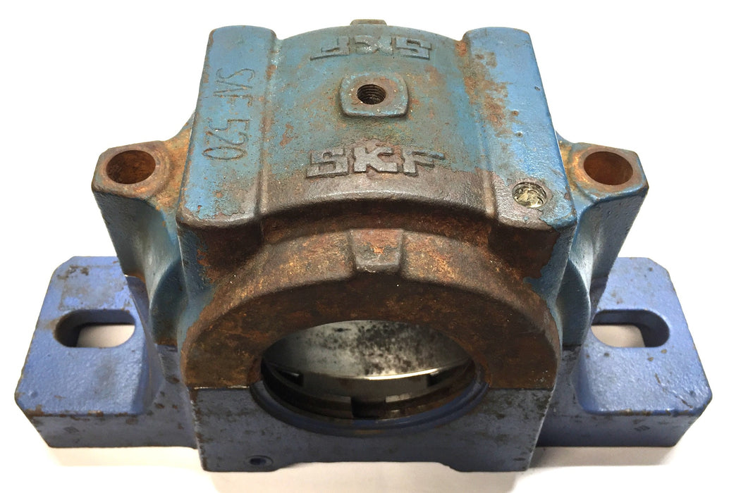 SKF Split Pillow Block Bearing Housing SAF 520 (Missing Top Bolts) USED