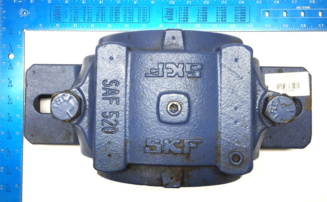 SKF Split Pillow Block Bearing Housing SAF 520 USED