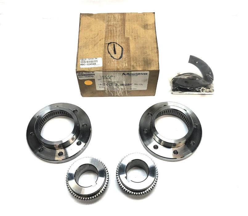 Ameridrives Coupling Set Approx 1.873-1.874 & 1.865/1.8635" Bores 212581-016 NOS