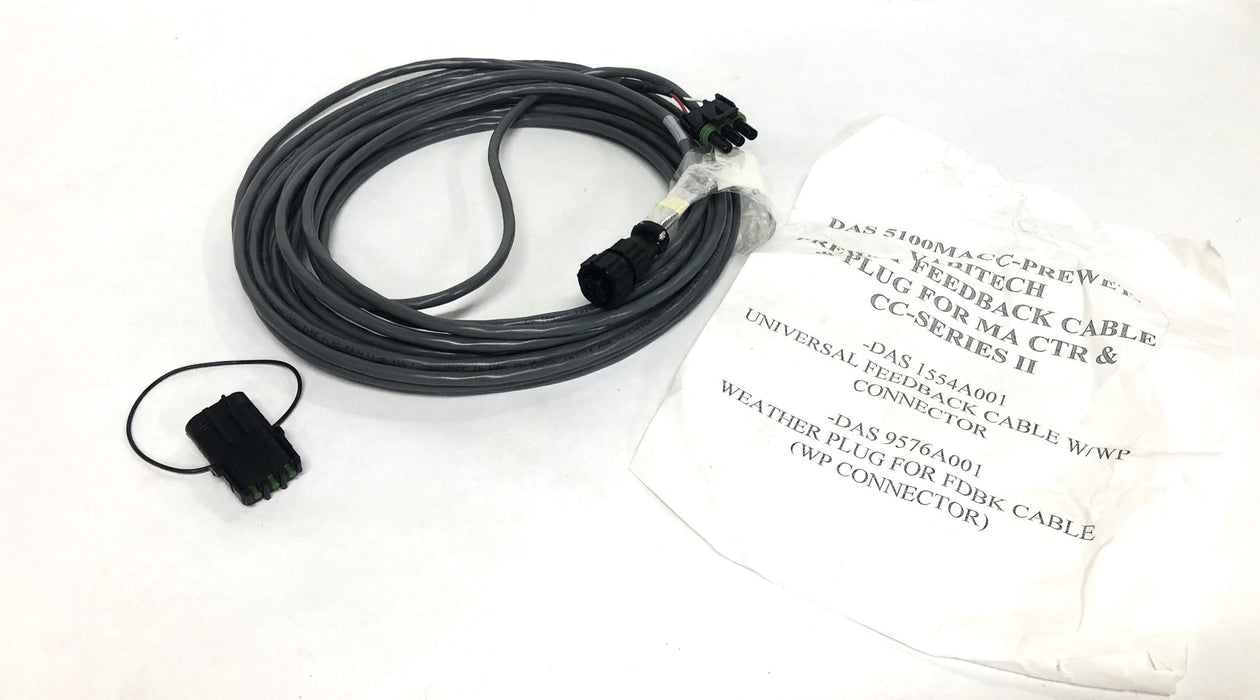 Varitech Series 2 Prewet Feedback Cable And Plug For MA CTR and CC 5100MACC NOS