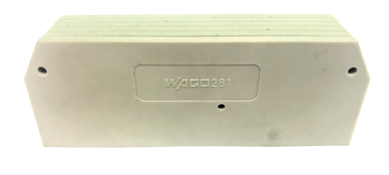 Wago Gray End And Intermediate Plate Wago281 [Lot of 6] NOS