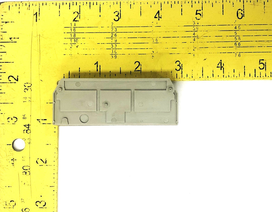 Wago Gray End And Intermediate Plate Wago281 [Lot of 6] NOS
