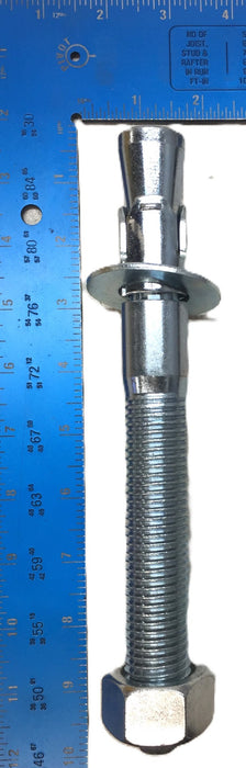 Dewalt 7/8" x 6" Power Stud Wedge Anchor w/Washer and Nut 7450SD1 [Lot of 9] NOS